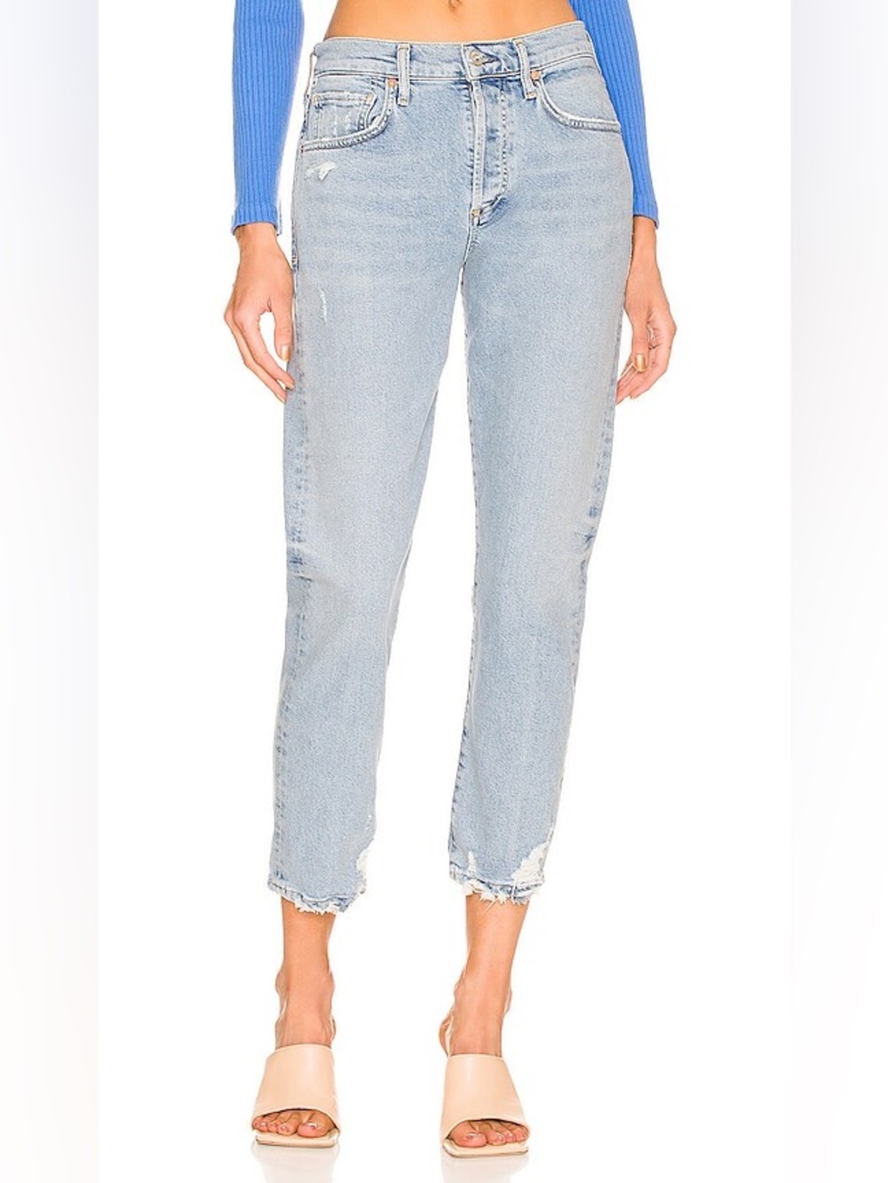CITIZENS OF HUMANITY Emerson Slim Boyfriend Jeans - Slushie Colour